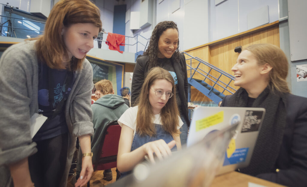 Patrycja Picha during hackathon