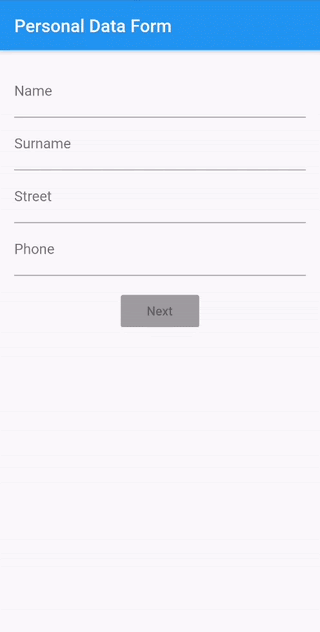 Creating a form with many fields in Flutter
