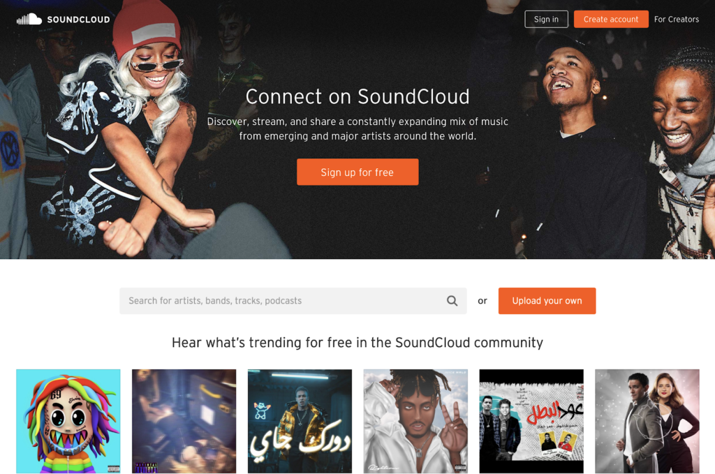 SoundCloud - Golang music app