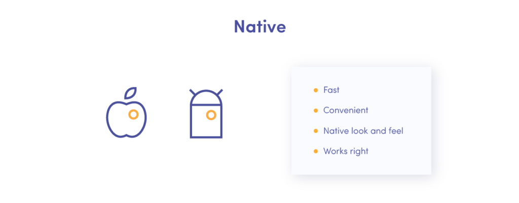 Benefits of native applications