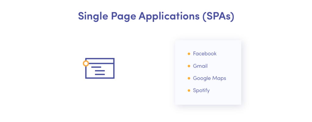 Benefits of single-page apps