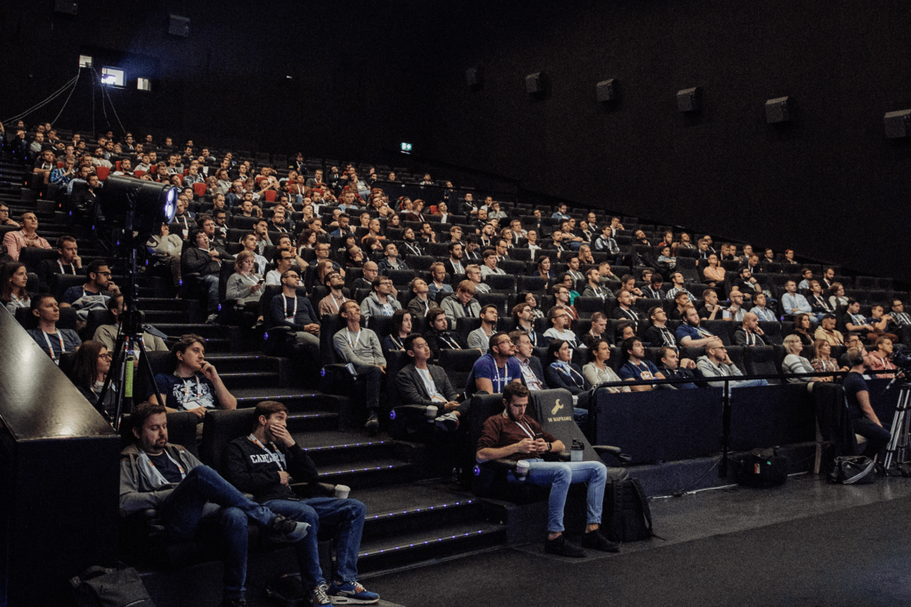 Audience at Mobiconf conference